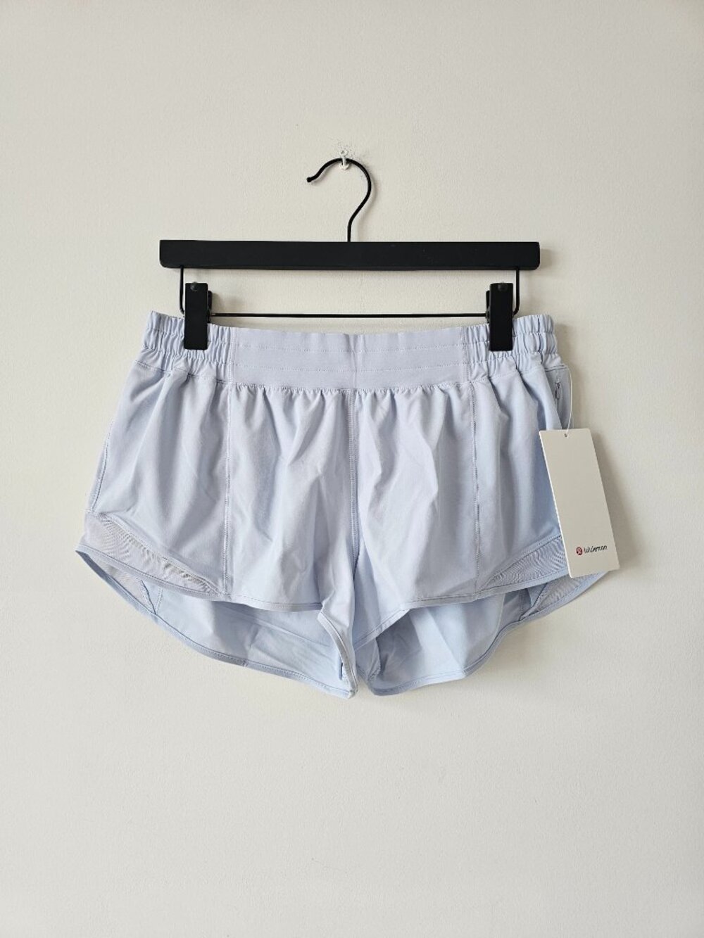 NWT LULULEMON STRH Blue Hotty Hot Low Rise Short 2.5" Lined Size 12
